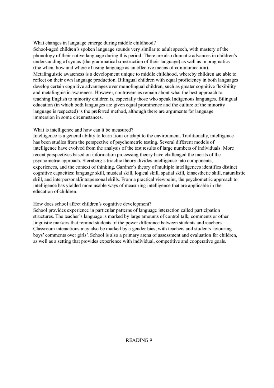 Lifespan Development and Its Study (Reading 6-11) - Page 11