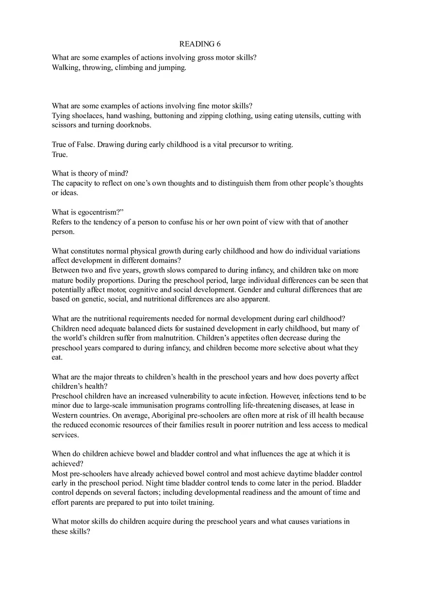 Lifespan Development and Its Study (Reading 6-11) - Page 1