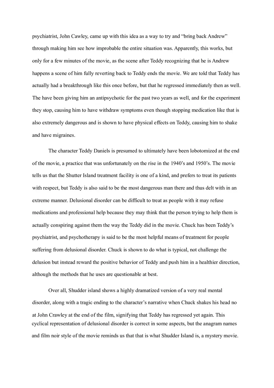 Shutter Island - Teddy Daniels - Page 3