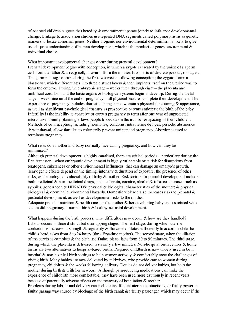 Lifespan Development and Its Study (Reading 1-5) - Page 9