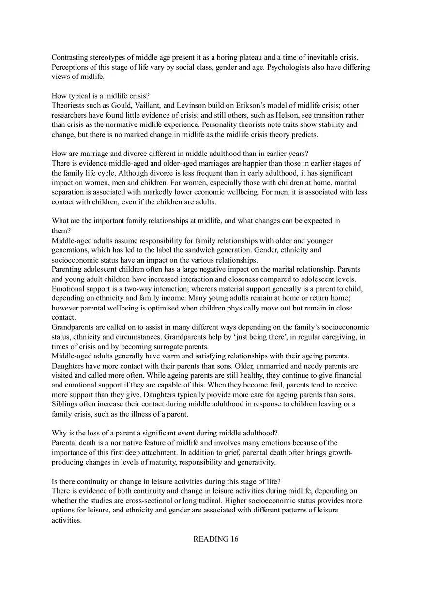 Lifespan Development and Its Study (Reading 12-18) - Page 9
