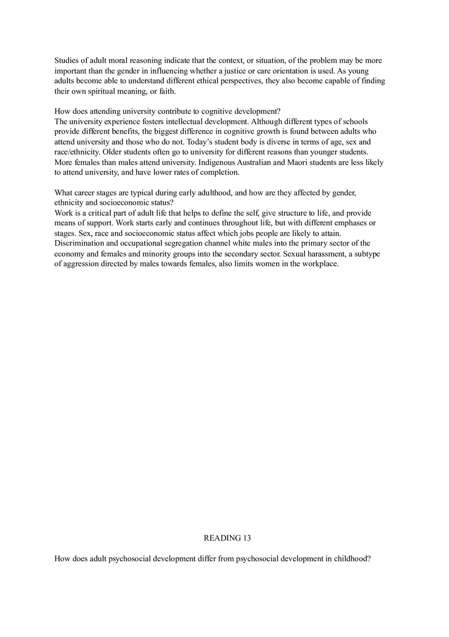 Lifespan Development and Its Study (Reading 12-18) - Page 2