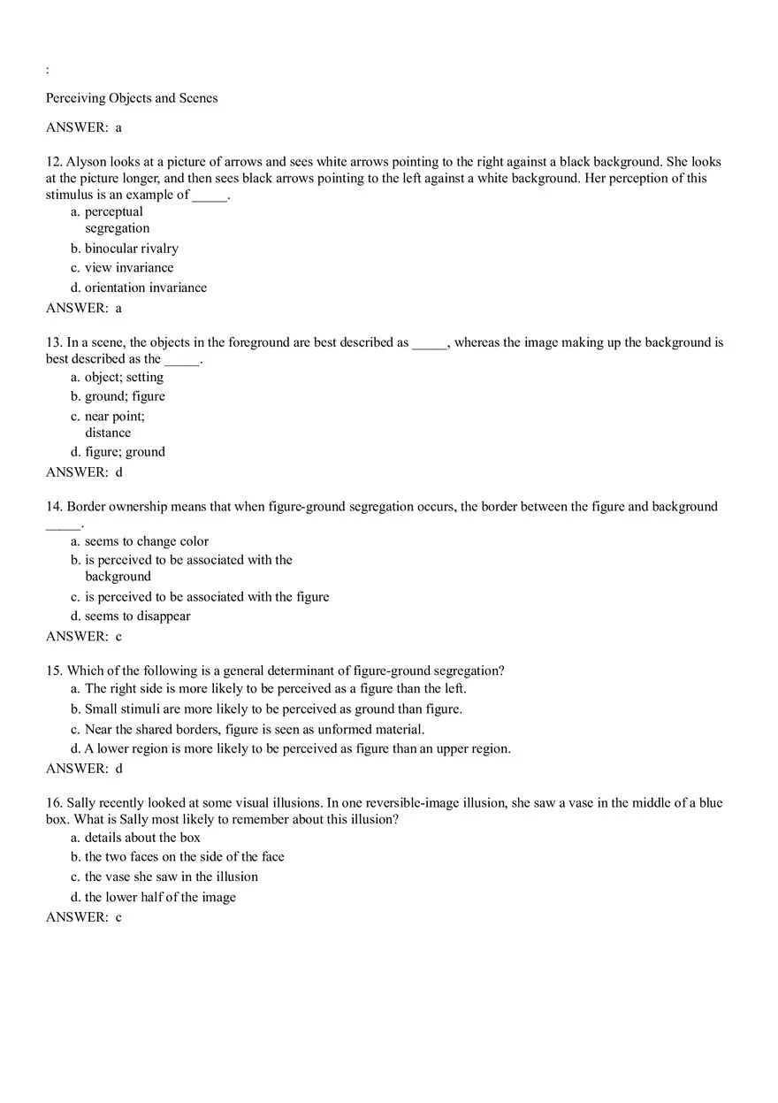 Introduction to Perceiving Objects and Scenes - Page 4