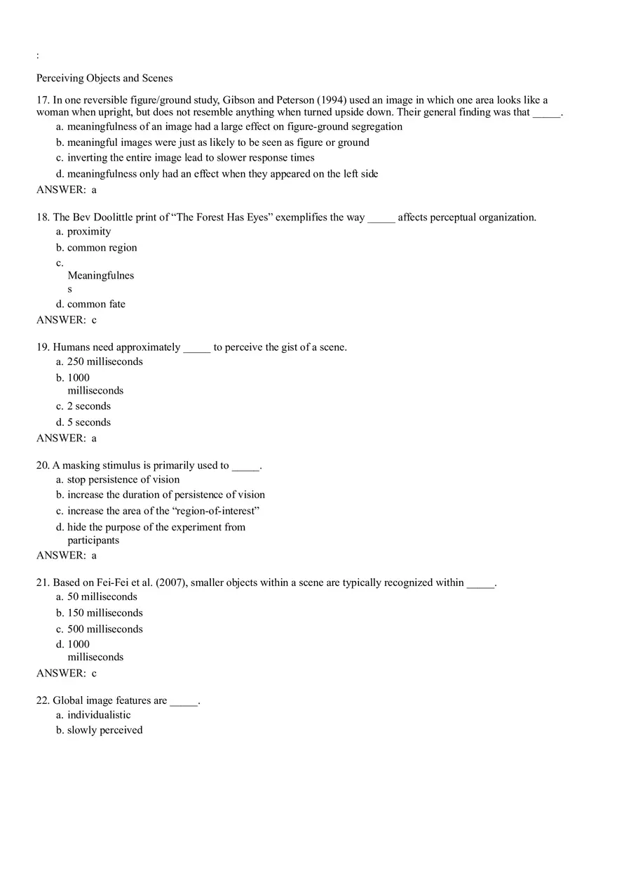 Introduction to Perceiving Objects and Scenes - Page 5