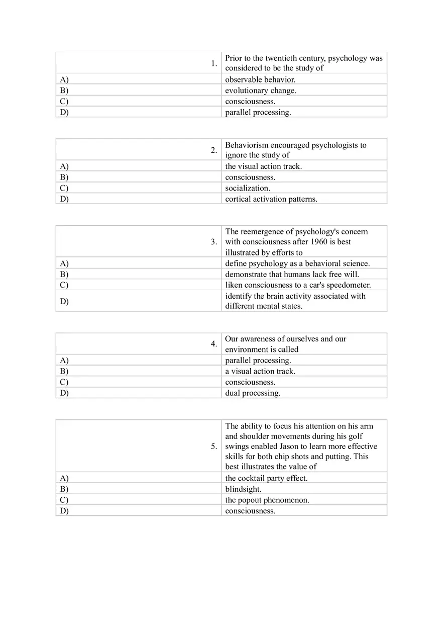 Consciousness and the Two-Track Mind Test Part 1 - Page 1