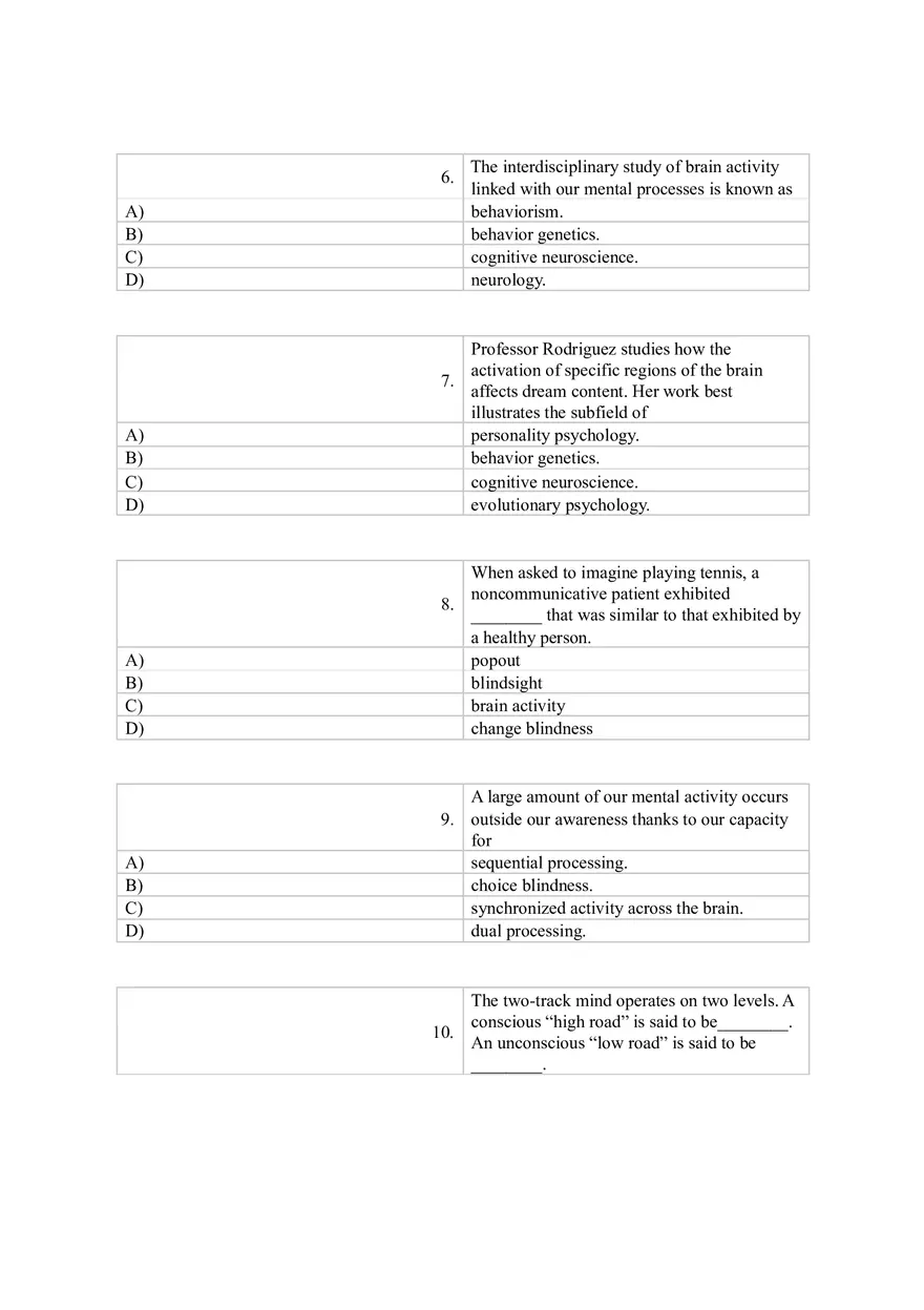 Consciousness and the Two-Track Mind Test Part 1 - Page 2
