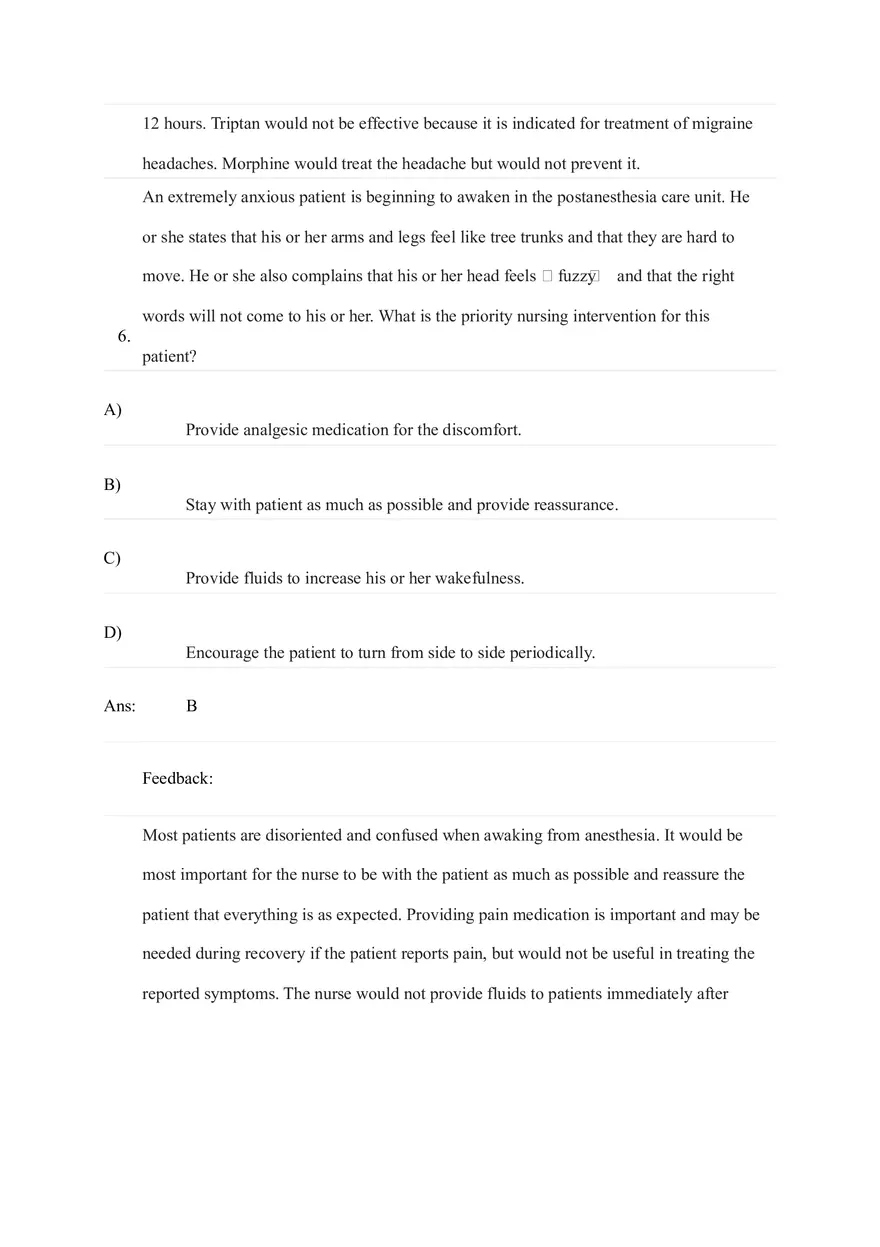 General and Local Anesthetic Agents Quiz Part 1 - Page 5