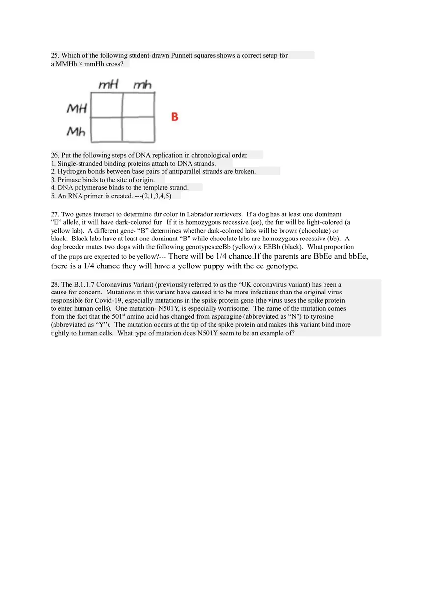 Genetics and Inheritance Patterns of Dominance and Gene Expression - Page 5