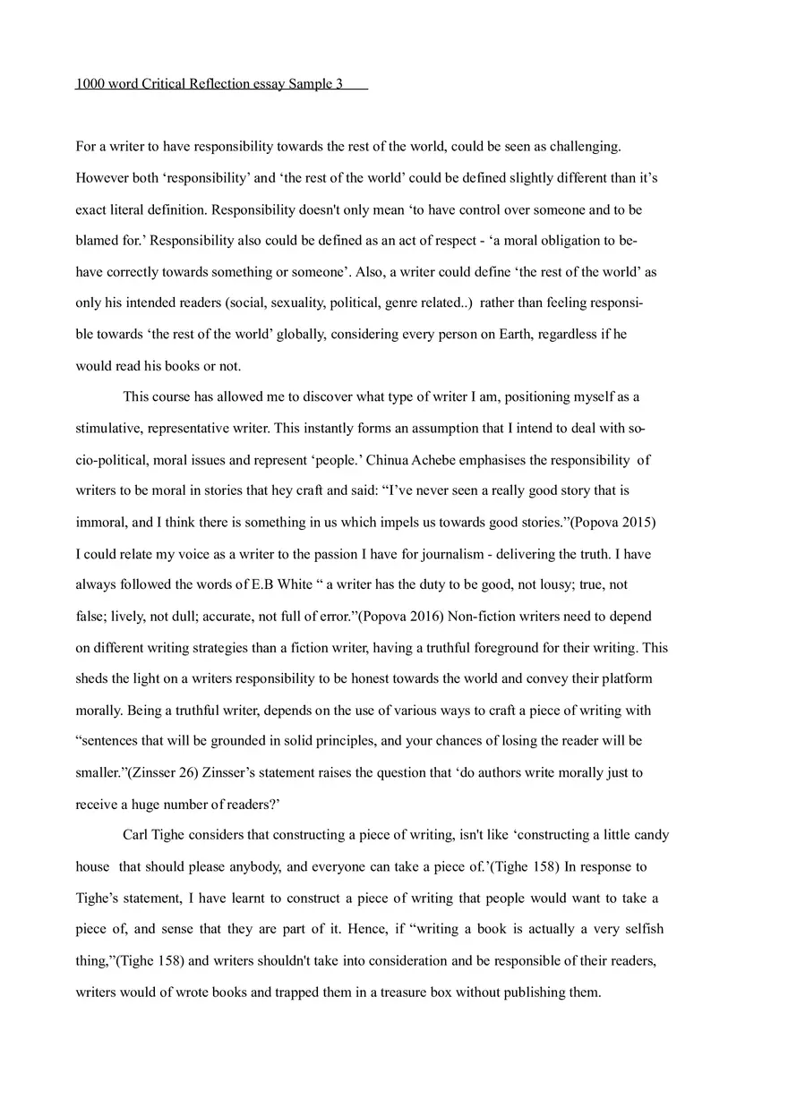 1000 Word Critical Reflection - Page 7