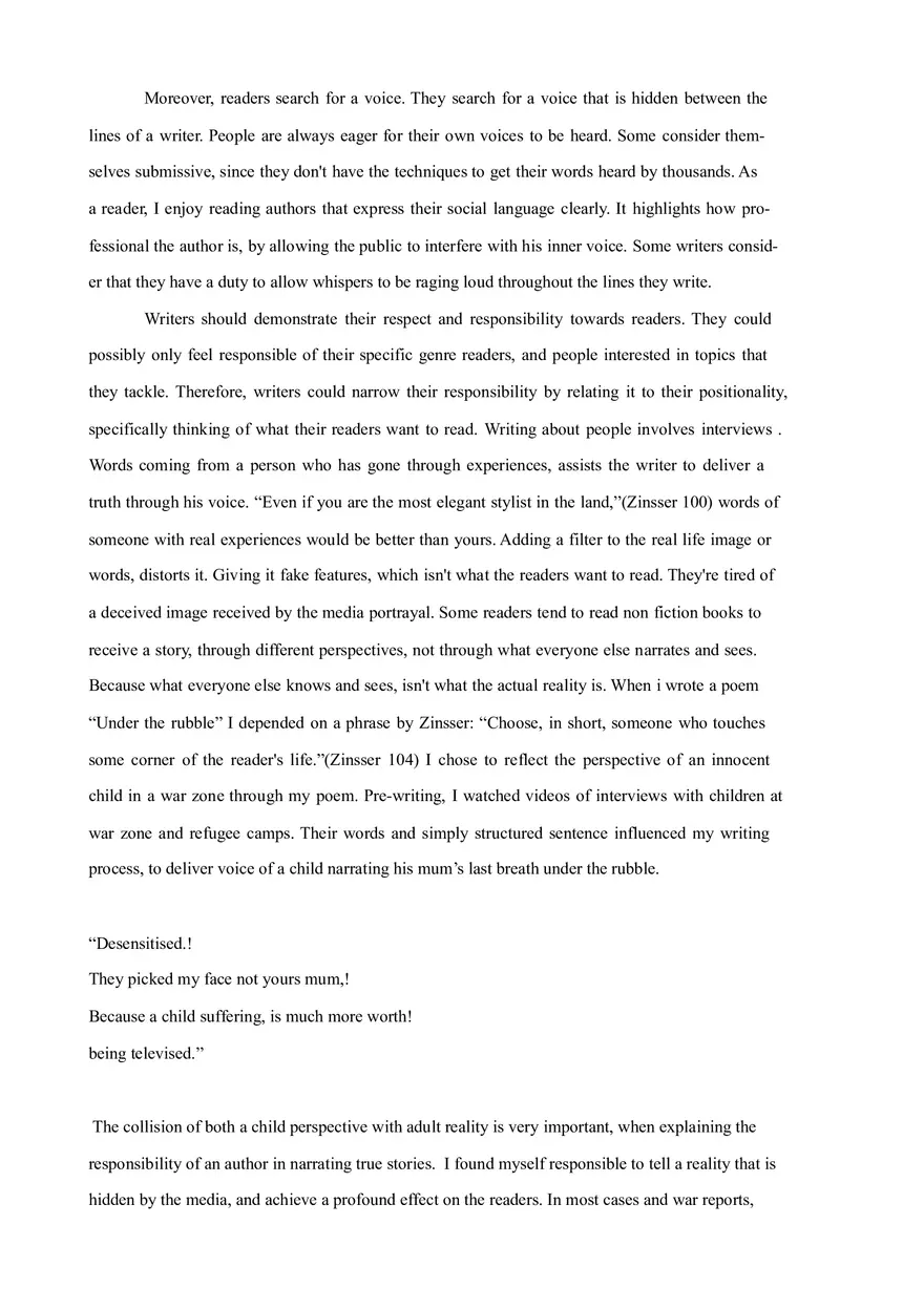 1000 Word Critical Reflection - Page 8