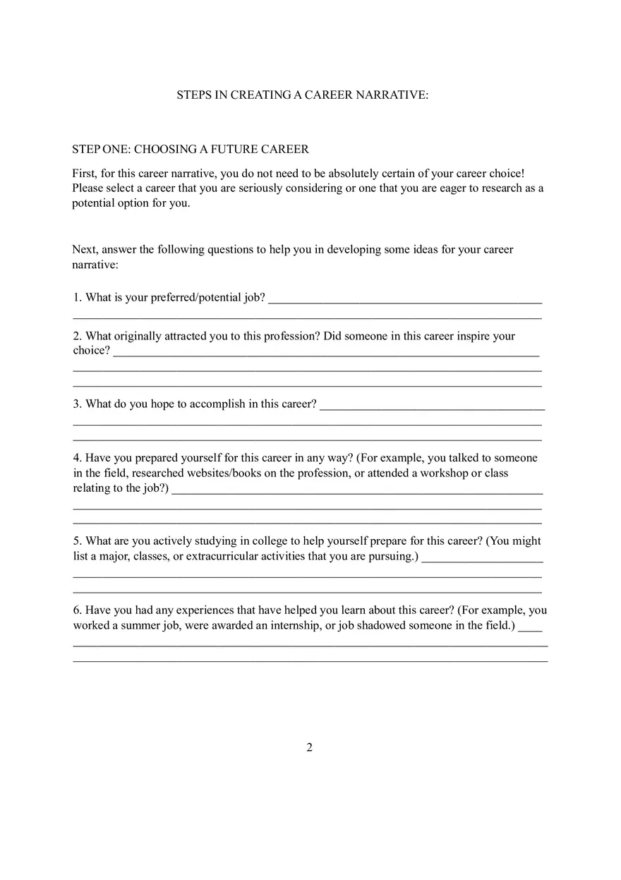 Career Narrative Essay 3 - Page 2