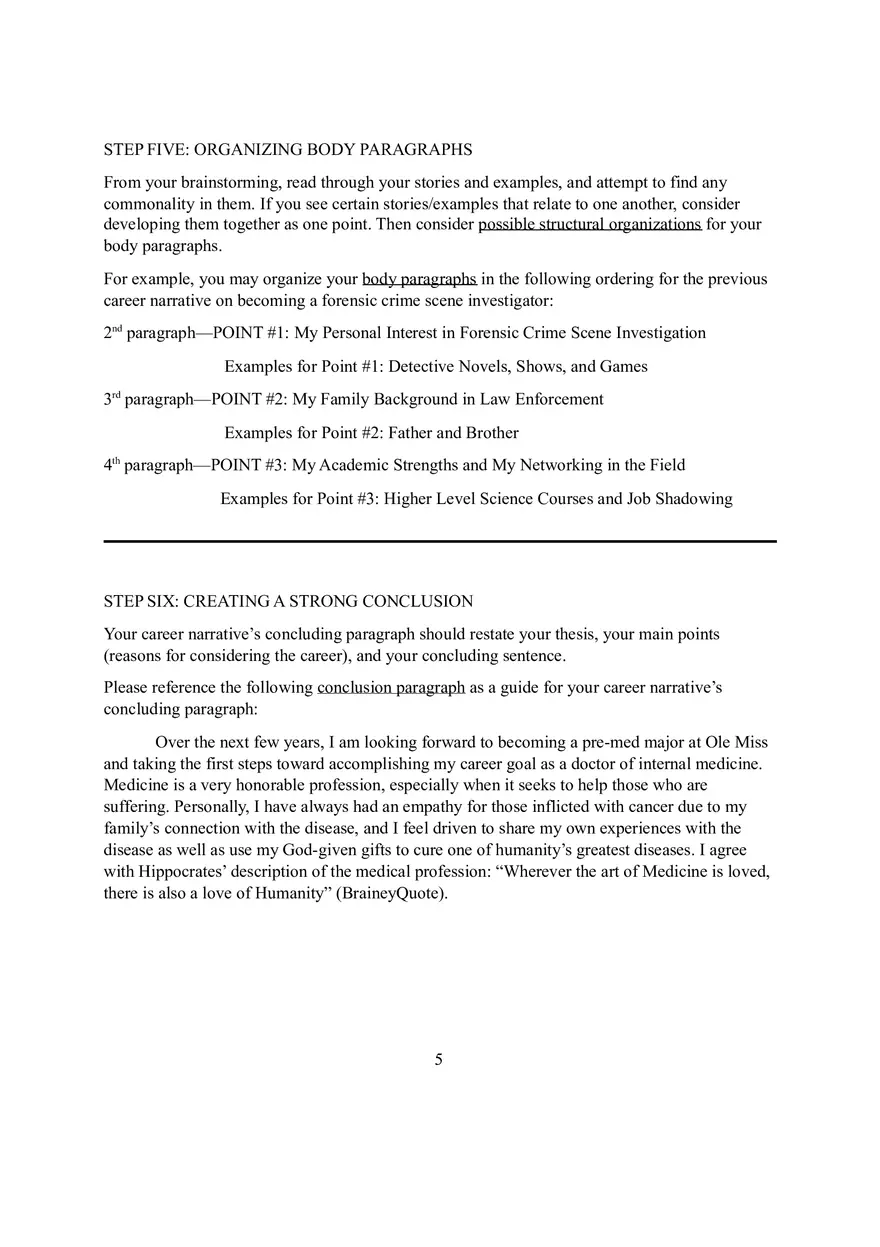 Career Narrative Essay 3 - Page 5