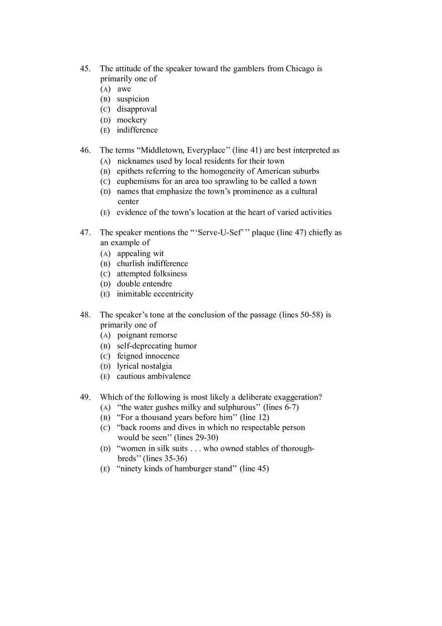 Language and Culture Multiple Choice Practice - Page 10