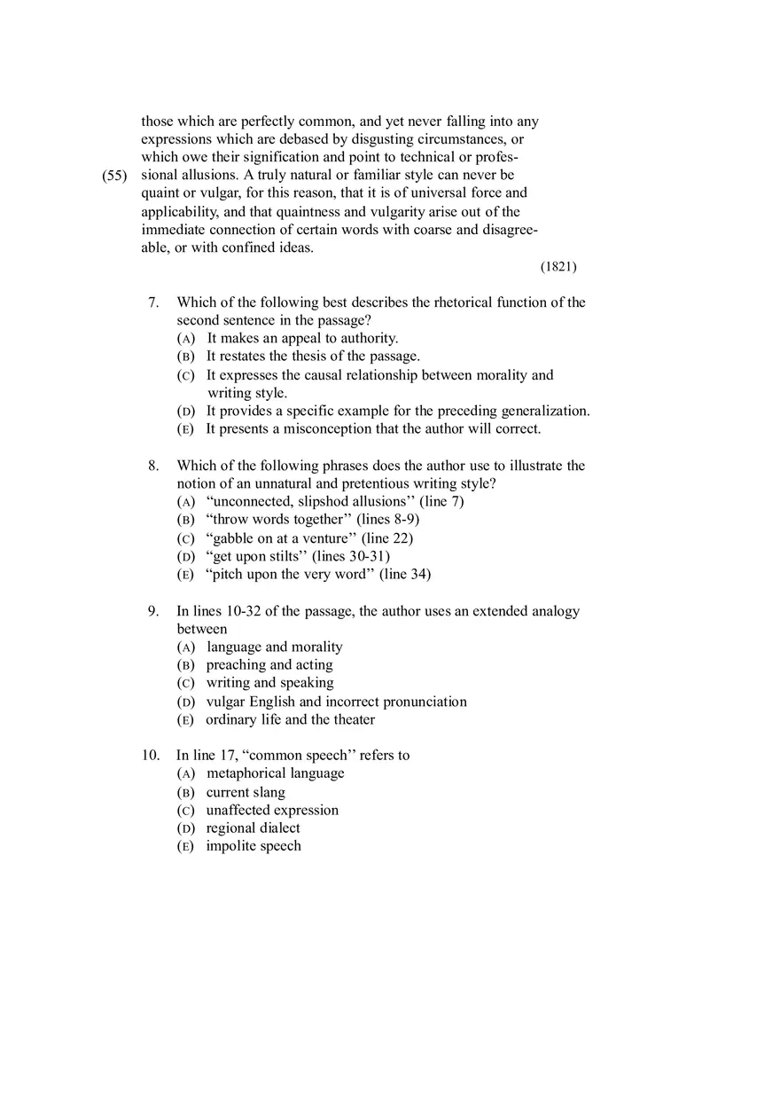 Language and Culture Multiple Choice Practice - Page 14