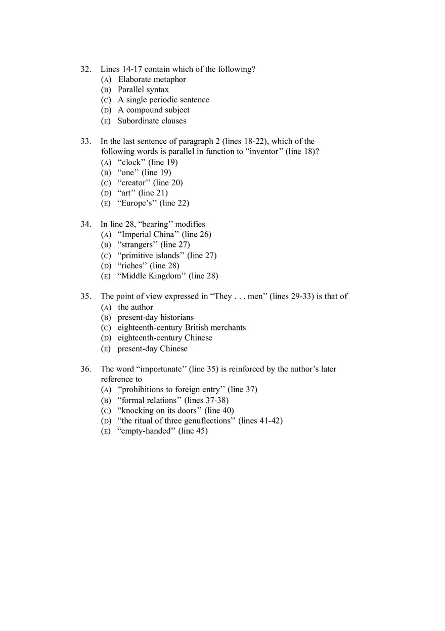 Language and Culture Multiple Choice Practice - Page 6