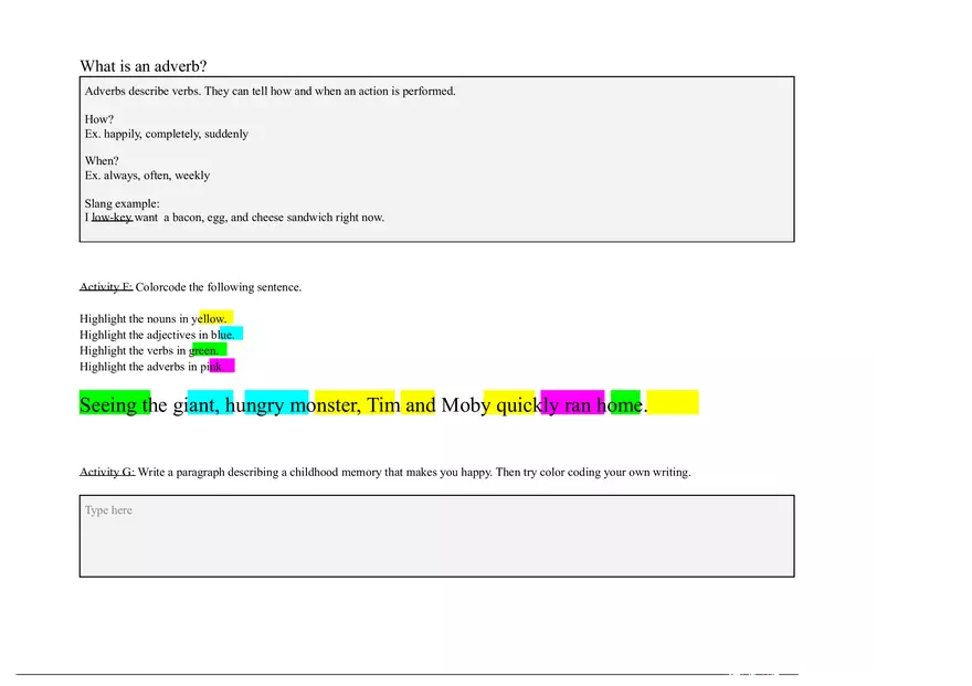Unscramble the Following Sentences - Page 7