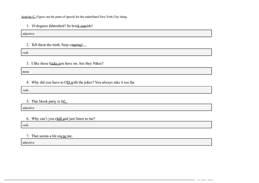 Unscramble the Following Sentences - Page 5