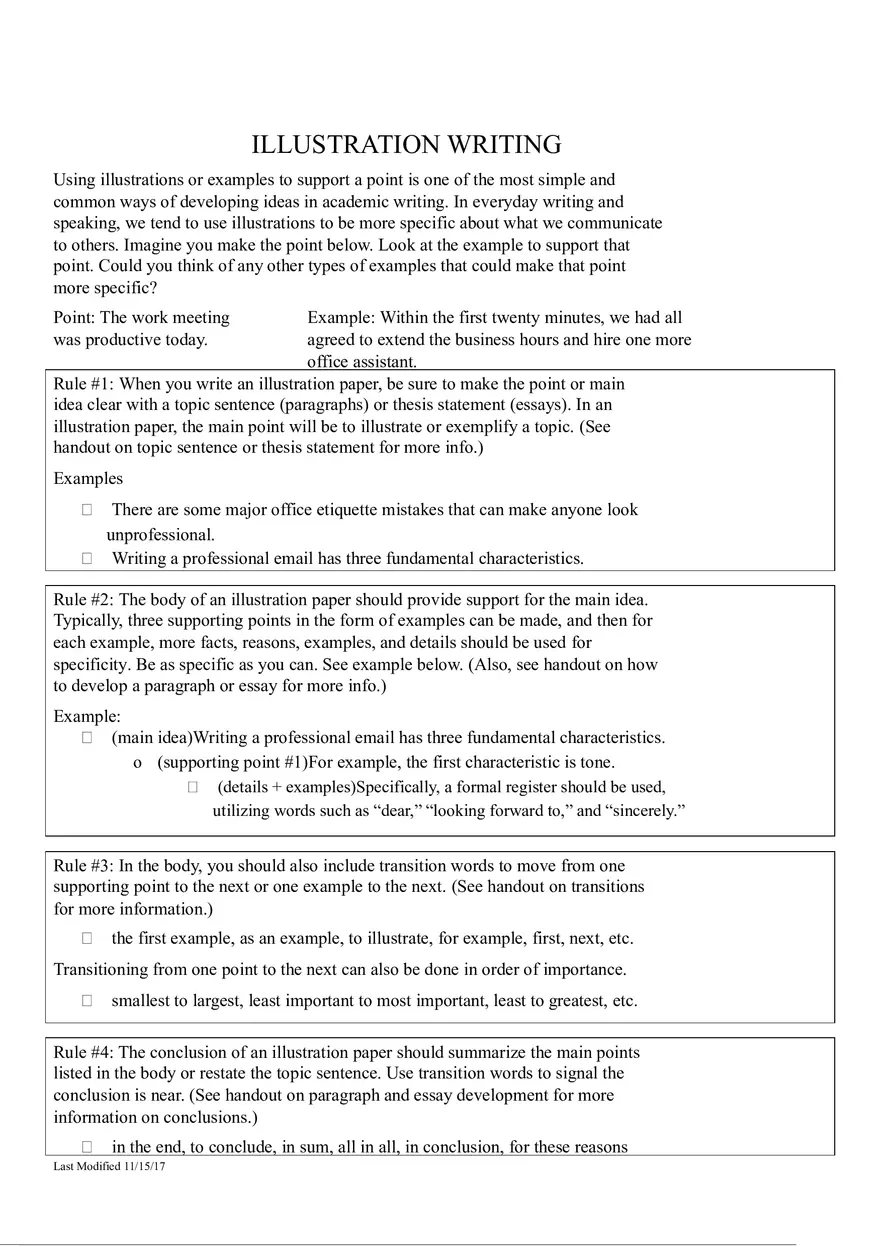 Illustration Writing - Page 1