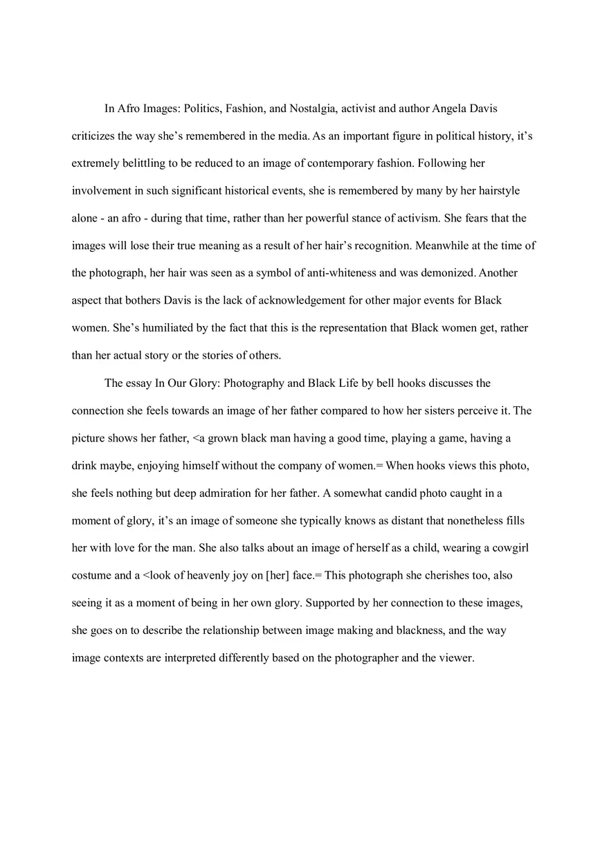 Angela Davis and the Misuse of Imagery - Page 1