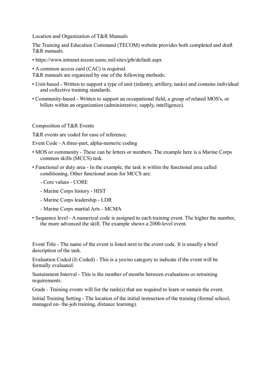 Training Sgt's Course Part 1 - Page 10