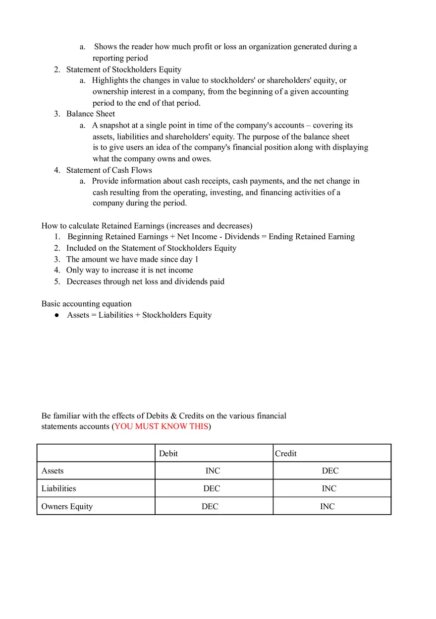 Accounting Income Statement Notes - Page 9