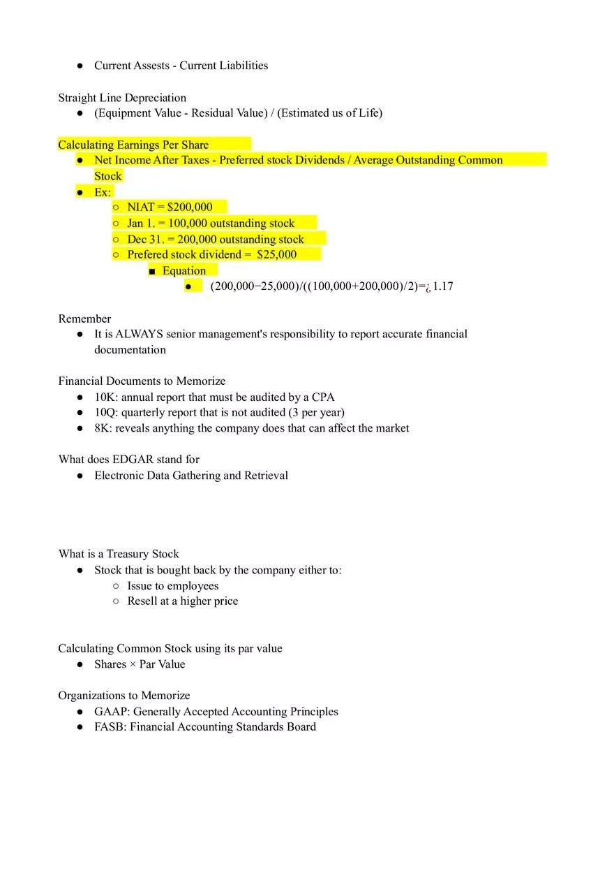 Accounting Income Statement Notes - Page 3