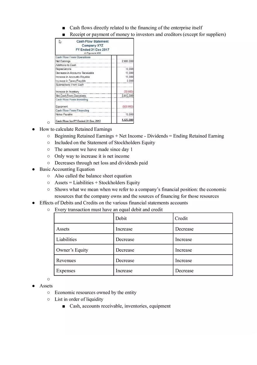 Accounting Income Statement Notes - Page 5