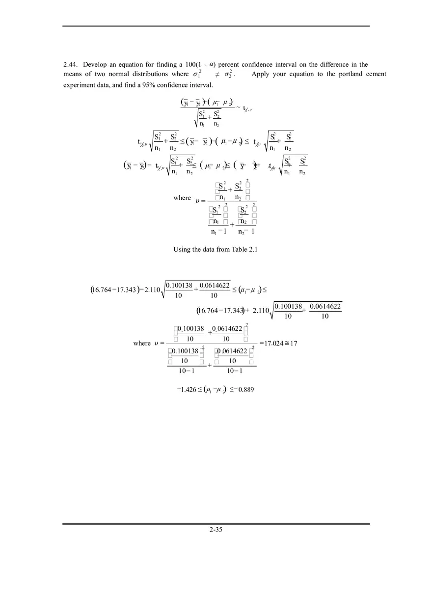 Solutions Manual for Design and Analysis of Experiments Part 3 - Page 1