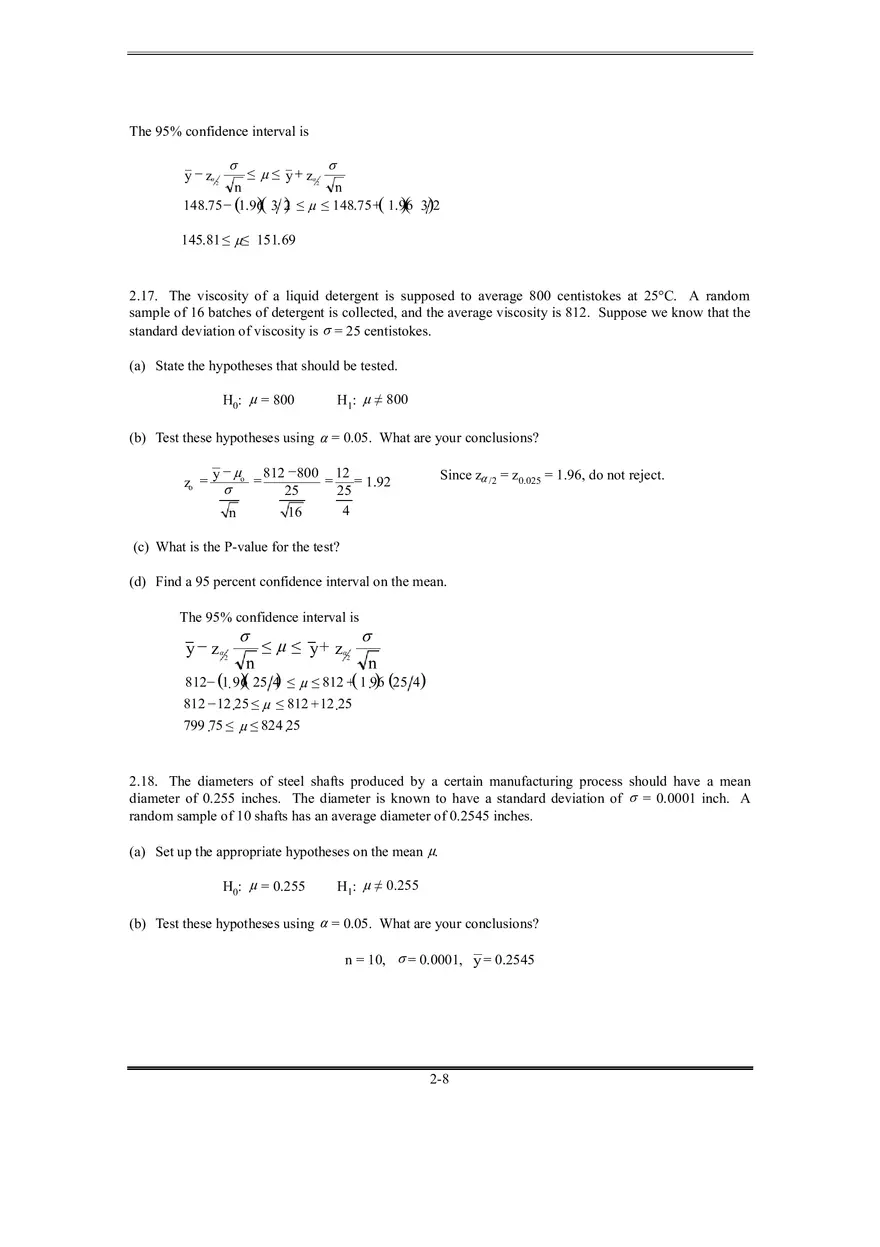 Solutions Manual for Design and Analysis of Experiments Part 1 - Page 14