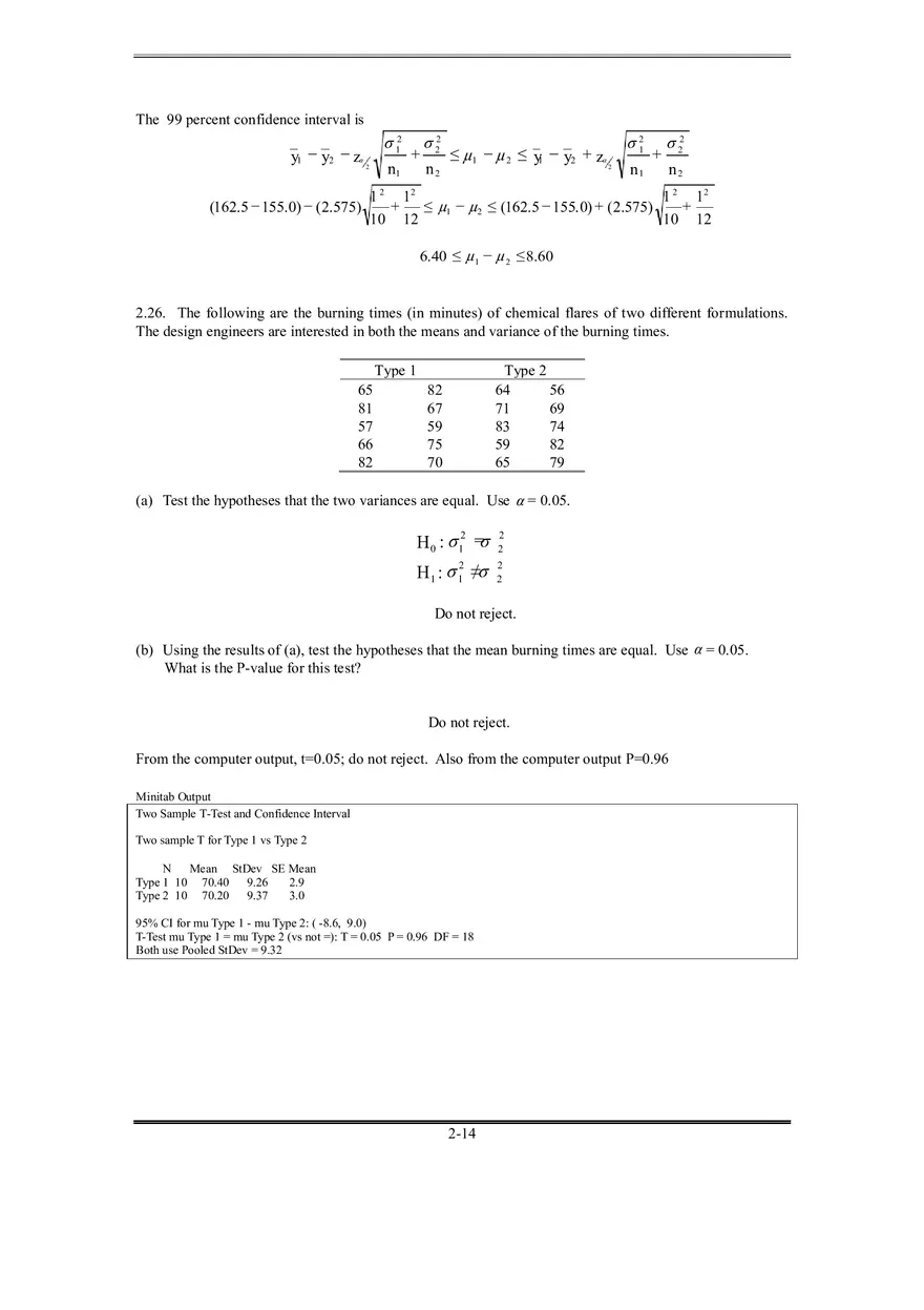 Solutions Manual for Design and Analysis of Experiments Part 1 - Page 6