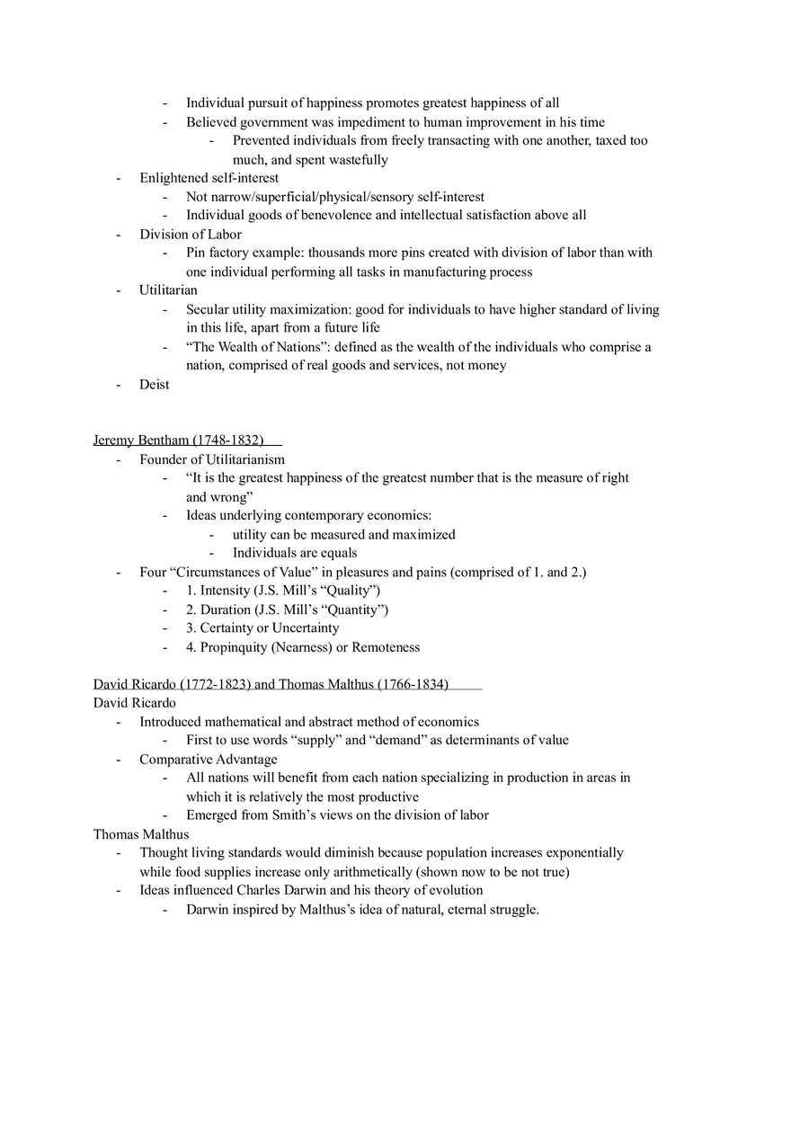 Adam Smith Study Guide - Page 4