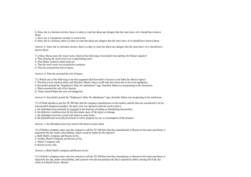 Chapter 6 Business Law Homework - Page 7