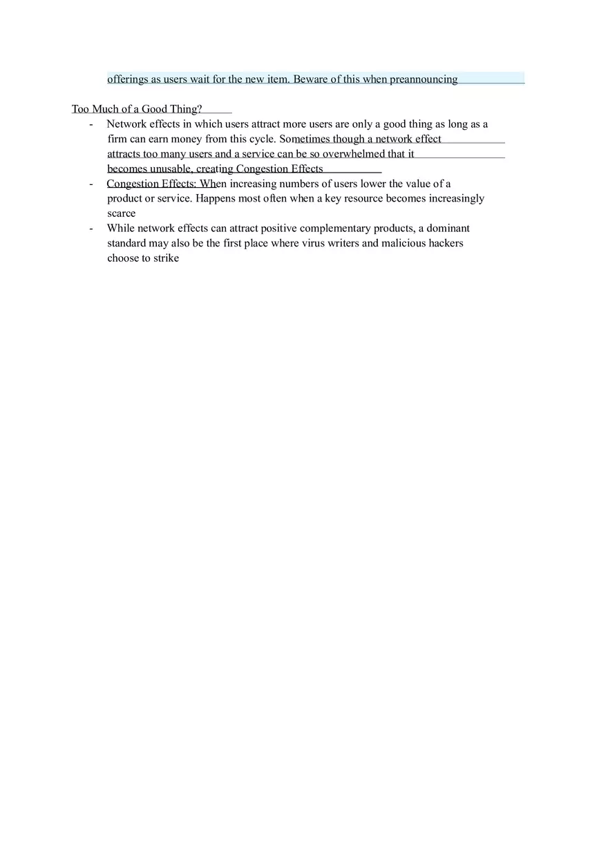 Platforms, Network Effects, and Competing in a Winner Take All World - Page 7