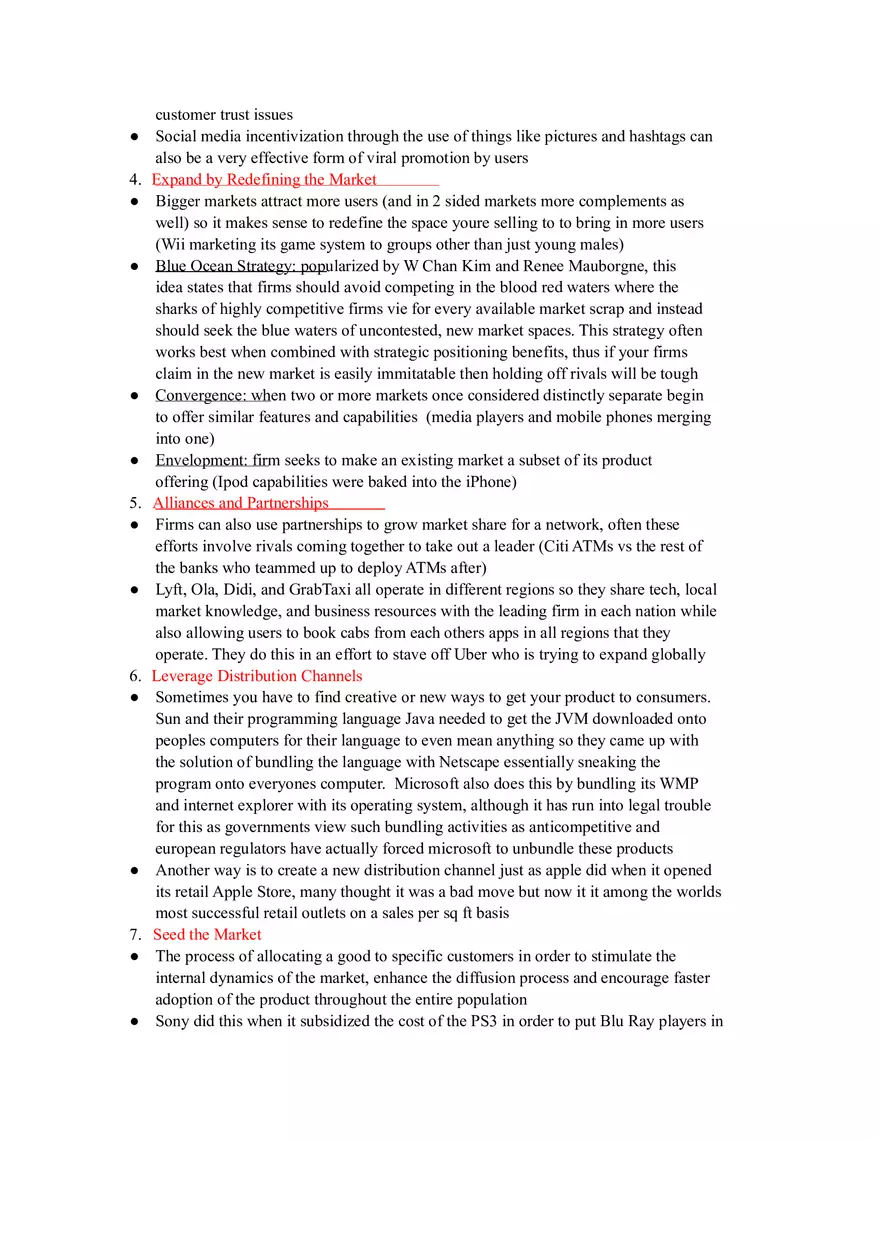 Platforms, Network Effects, and Competing in a Winner Take All World - Page 5