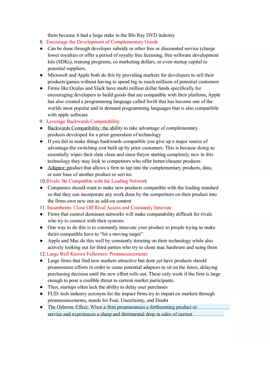 Platforms, Network Effects, and Competing in a Winner Take All World - Page 6