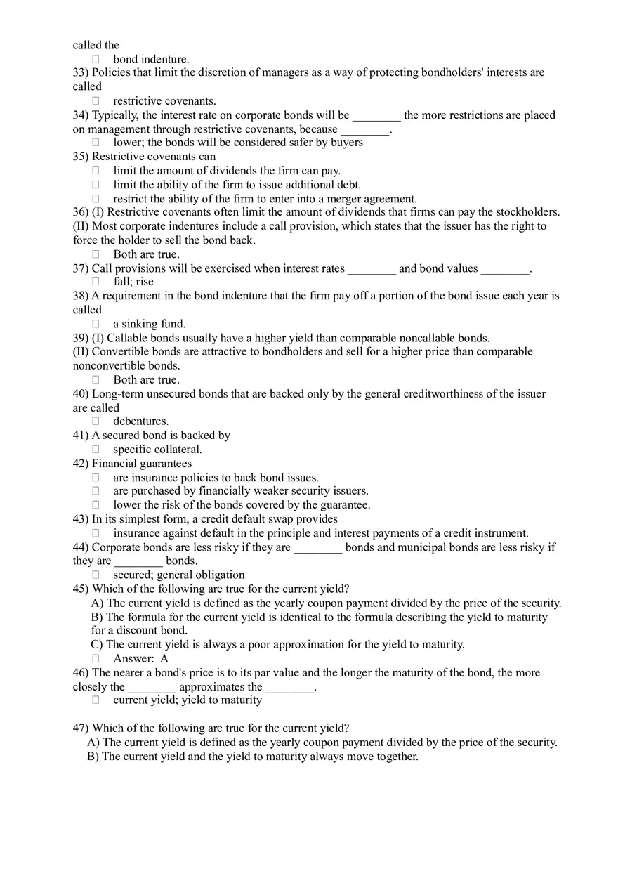 The Bond Market Answers - Page 3
