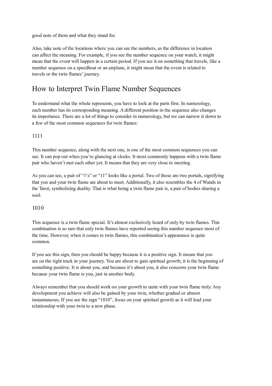Twin Flame Number Sequences - Complete Guide - Page 3