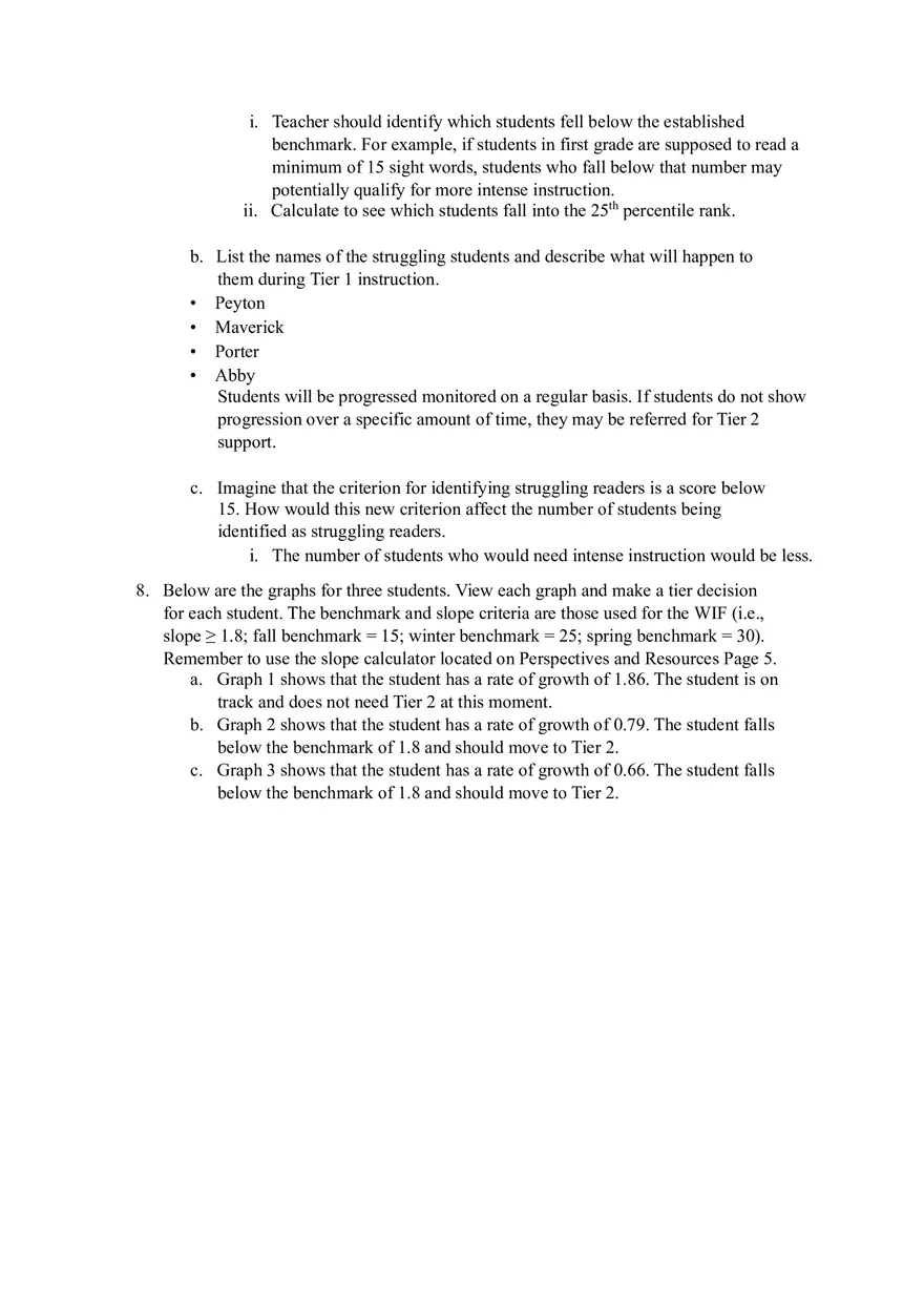 IRIS Module Response To Intervention - Page 3