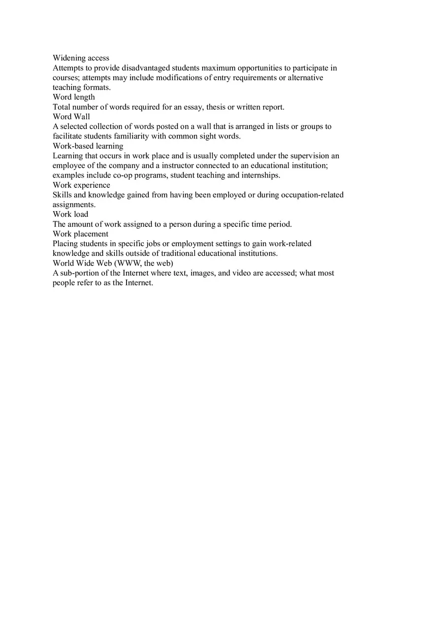 Letter K-W Teaching Terms - Page 10
