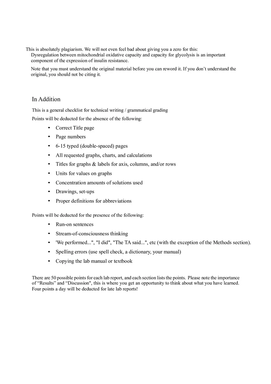 Guidelines for Writing a Lab Report - Page 6