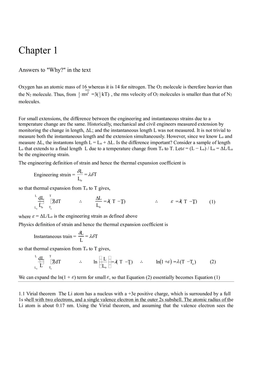Solutions to Principles of Electronic Materials Part 1 - Page 1