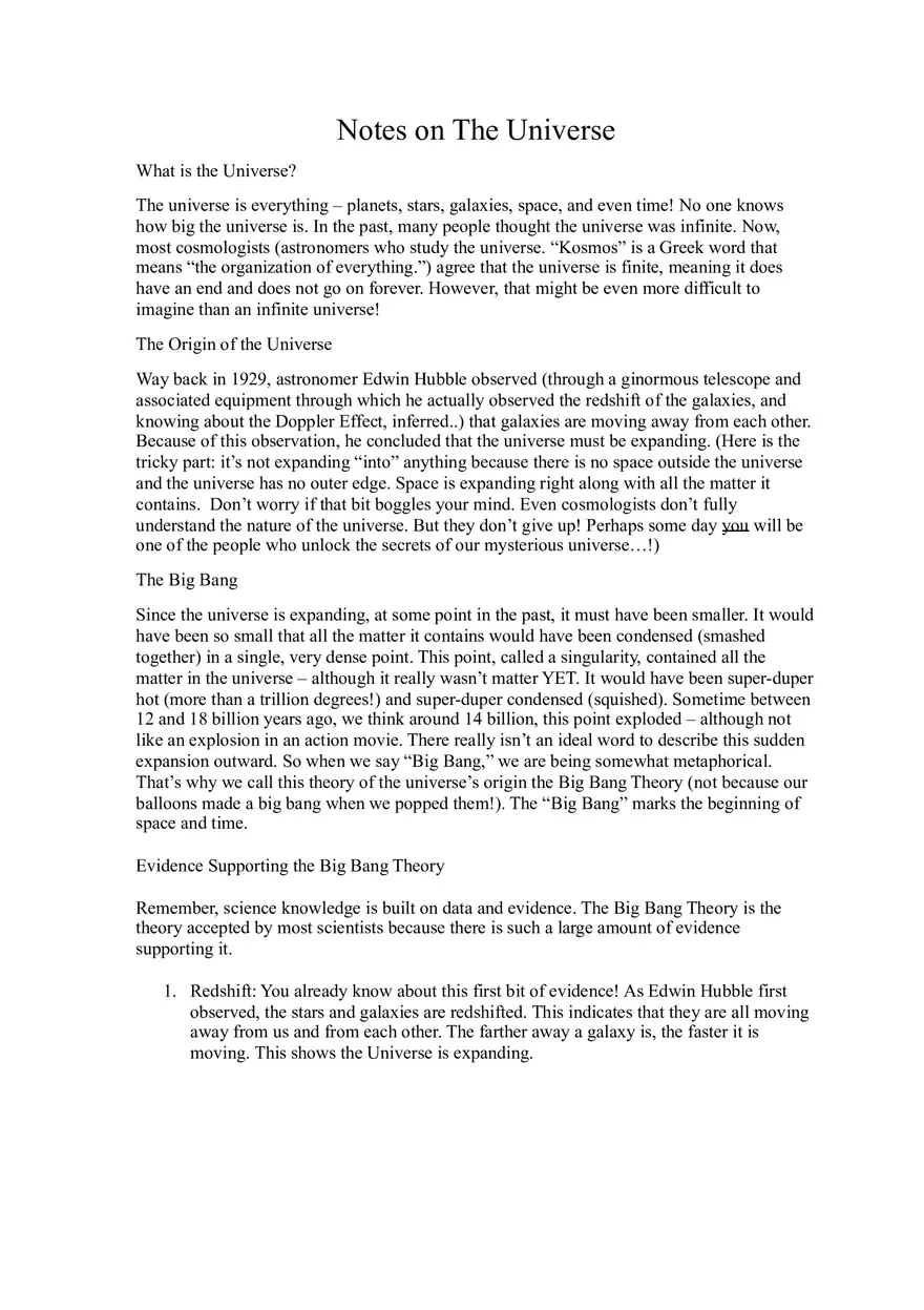 Big Bang Balloon Analysis Questions - Page 2