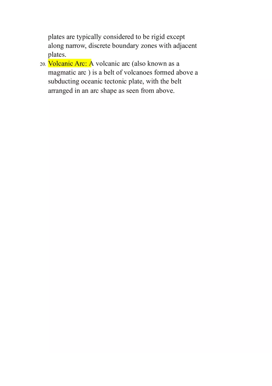 Plate Tectonics Vocabulary - Page 3