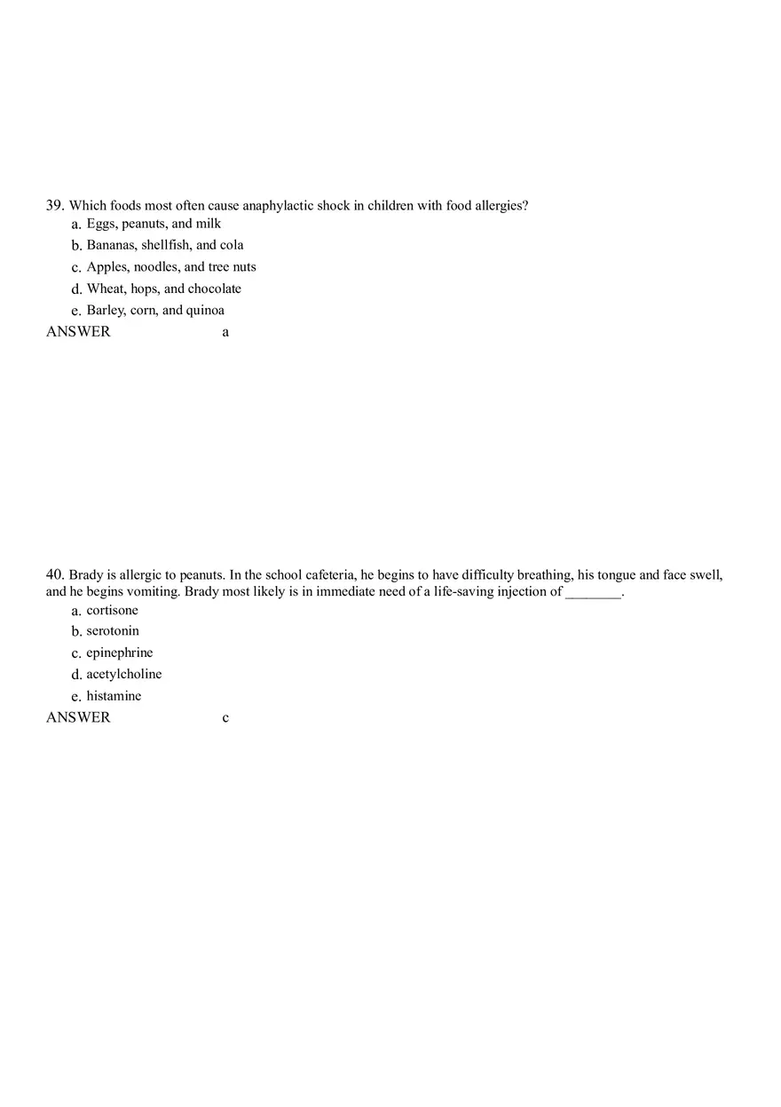 Life Cycle Nutrition - Childhood Obesity Answer Key 2 - Page 7