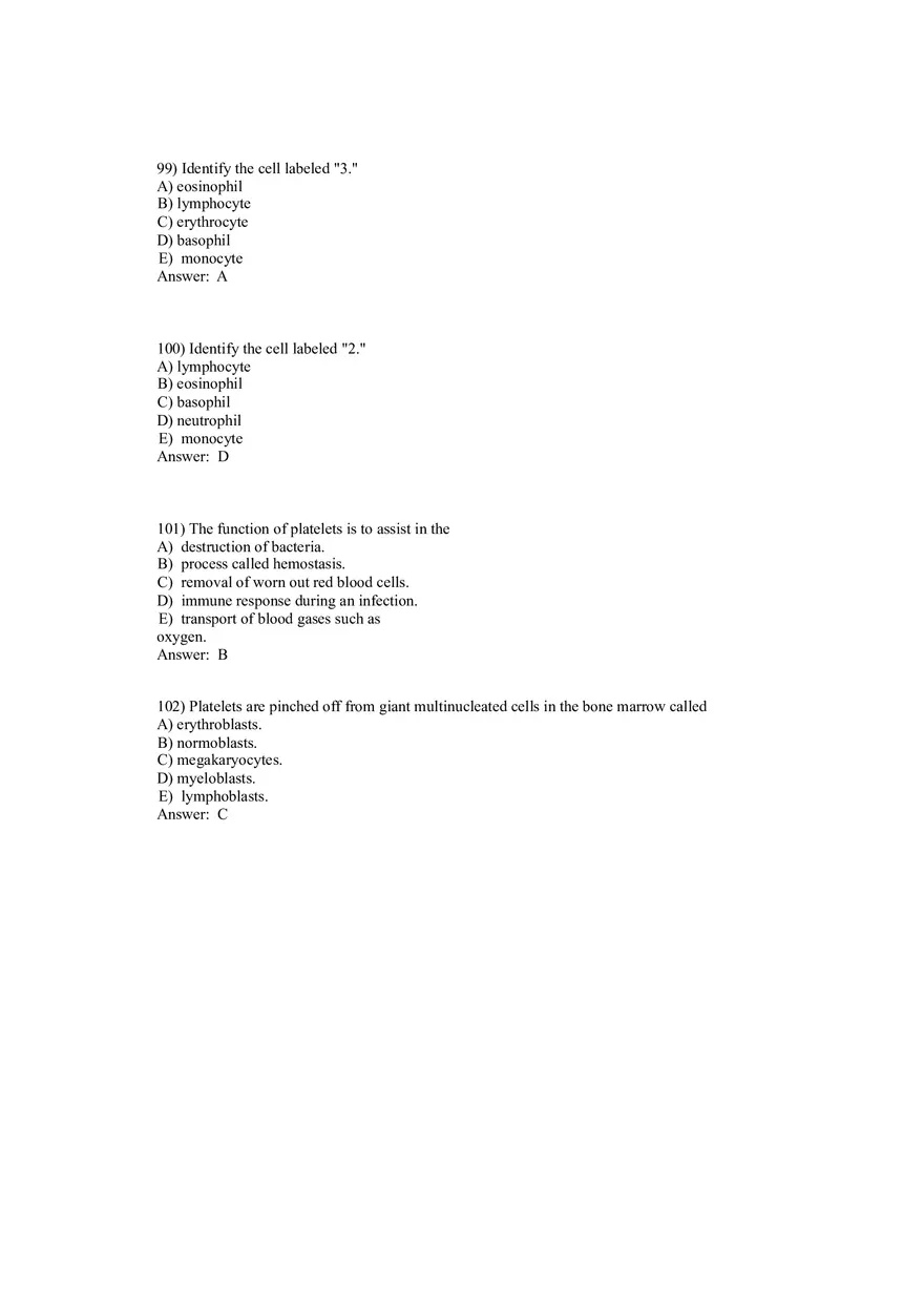 Anatomy and Physiology (Blood) Answer Key 81-146 - Page 11