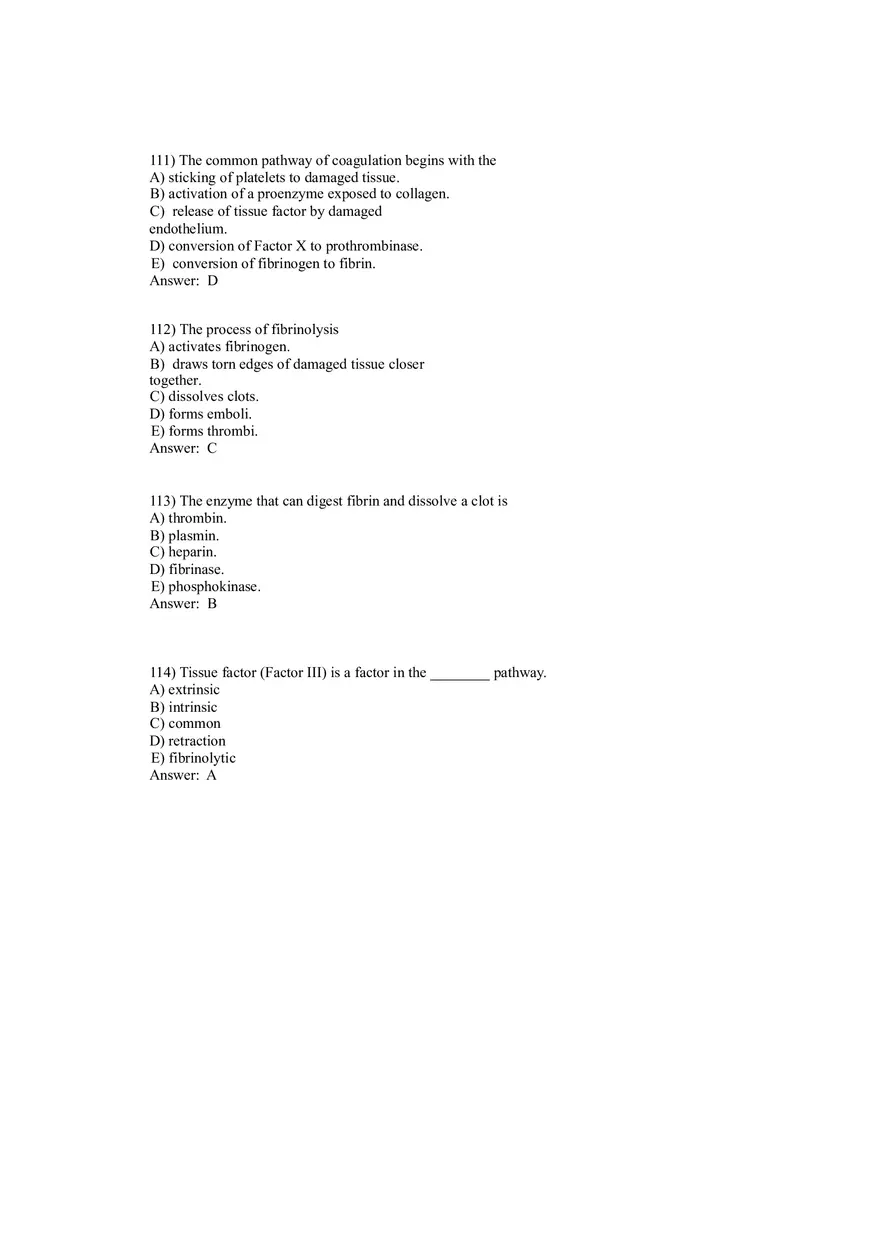 Anatomy and Physiology (Blood) Answer Key 81-146 - Page 14