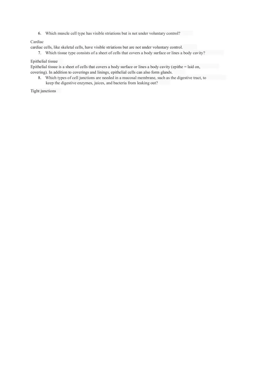 Tissues Chapter 4 Lab Notes Assignment - Page 6