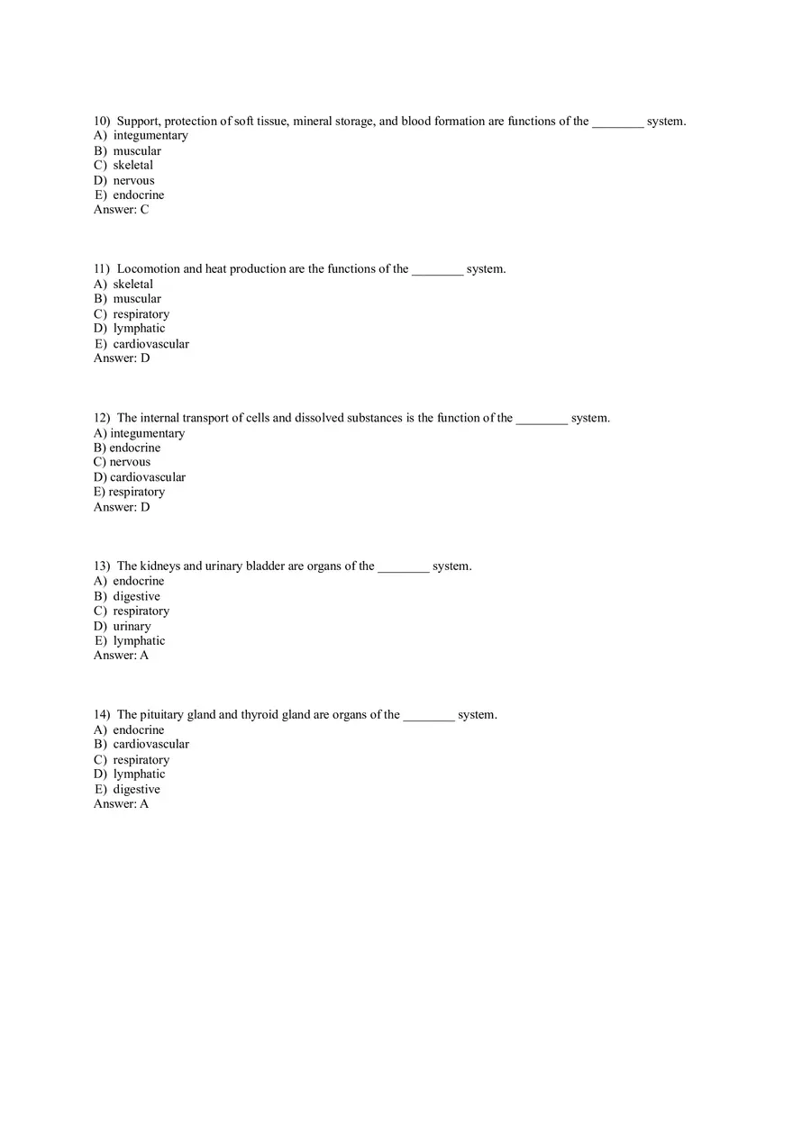 An Introduction to Anatomy and Physiology 82 Practice Questions - Page 8