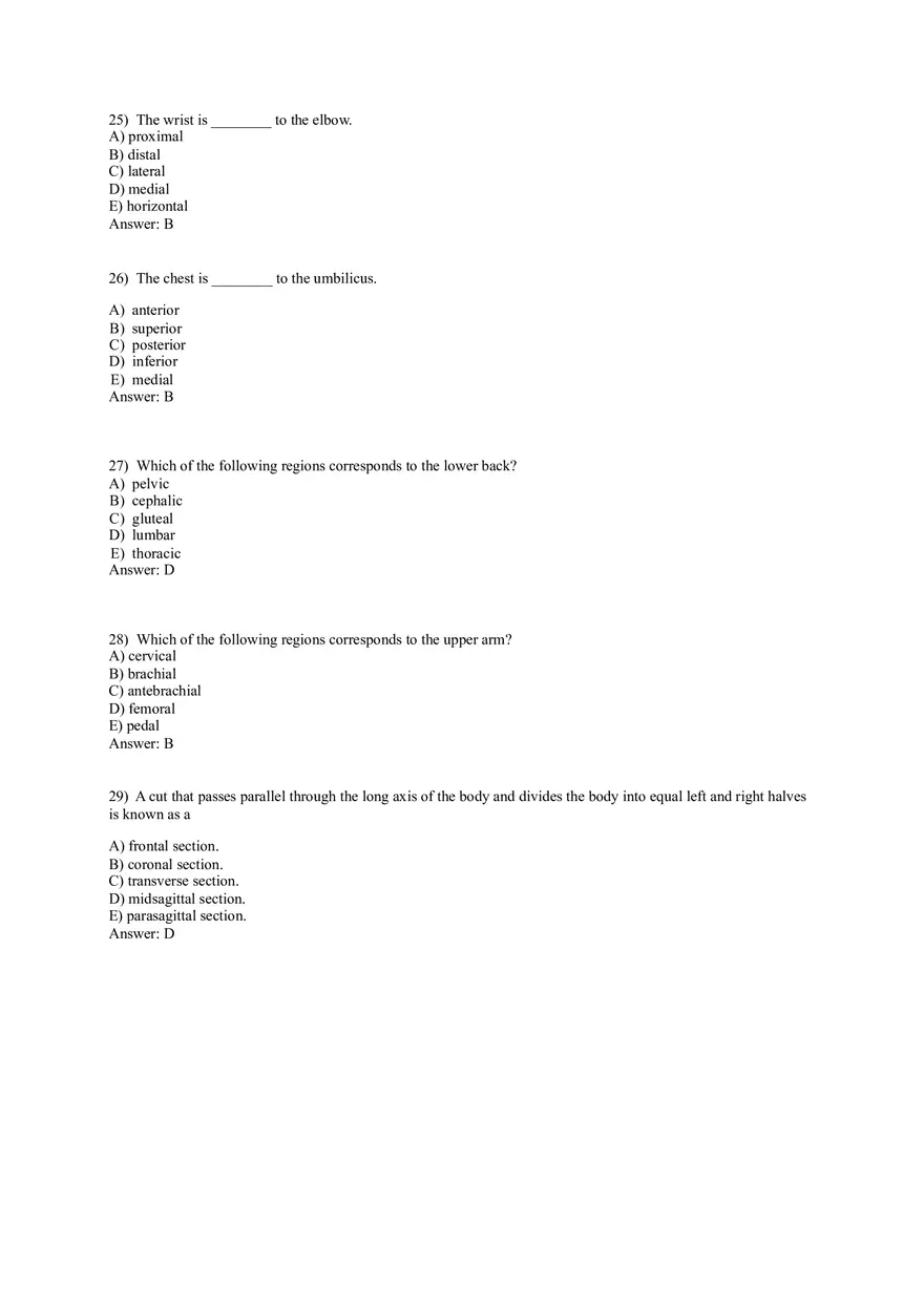 An Introduction to Anatomy and Physiology 82 Practice Questions - Page 11