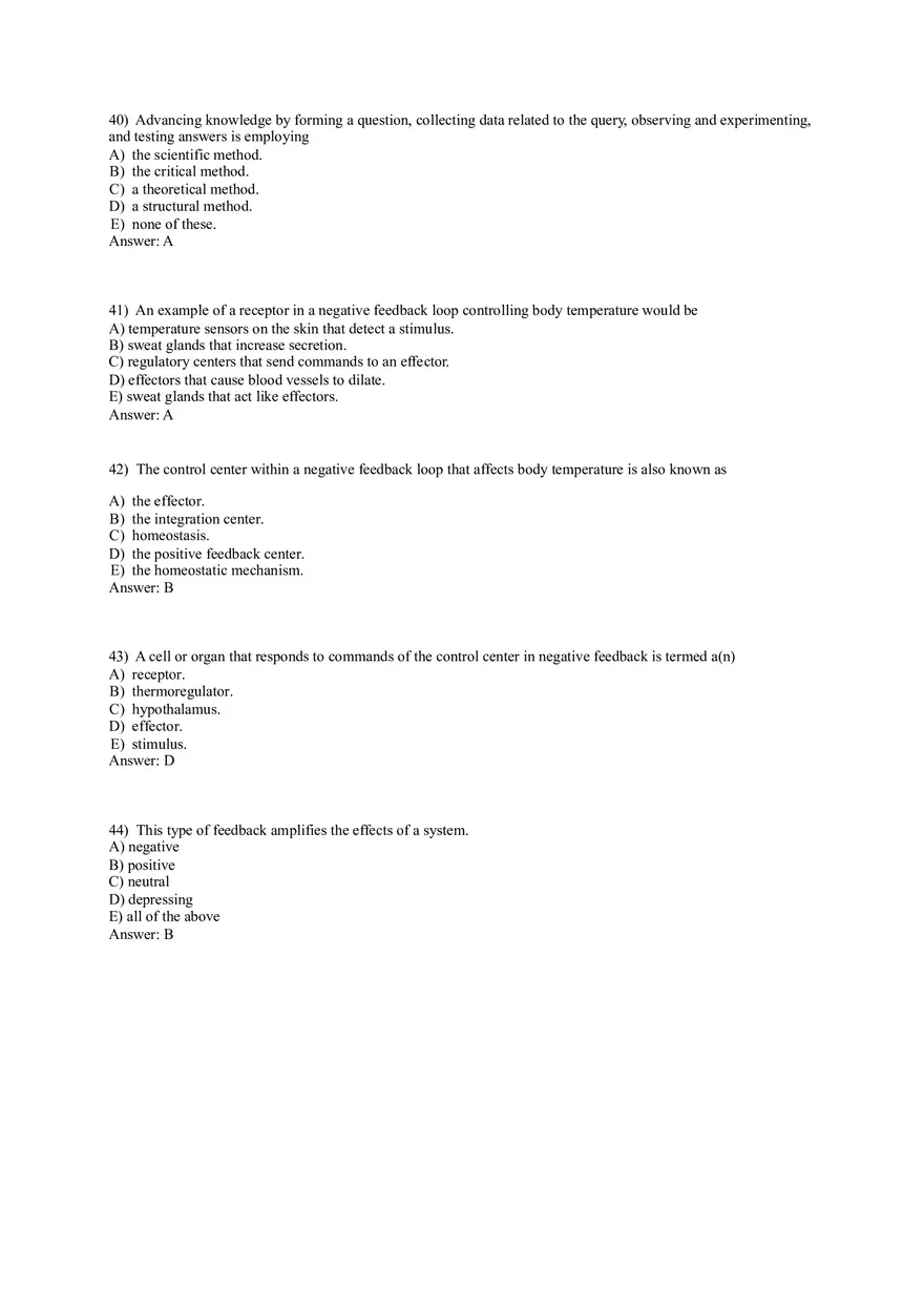 An Introduction to Anatomy and Physiology 82 Practice Questions - Page 14